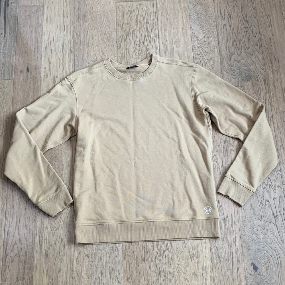 allbirds Men's Crewneck Sweater in Light Tan Size Large